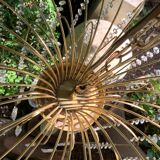 Crystal spider chandelier 1970
