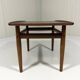 Grete Jalk teak side table or coffee table Glostrup Møbelfabrik Denmark