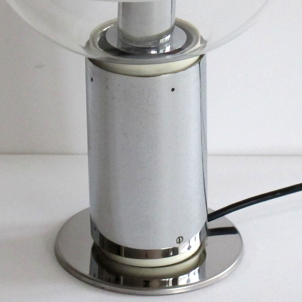 Italian design glass globe lamp 1970