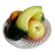 Ceramic deco fruit cup
