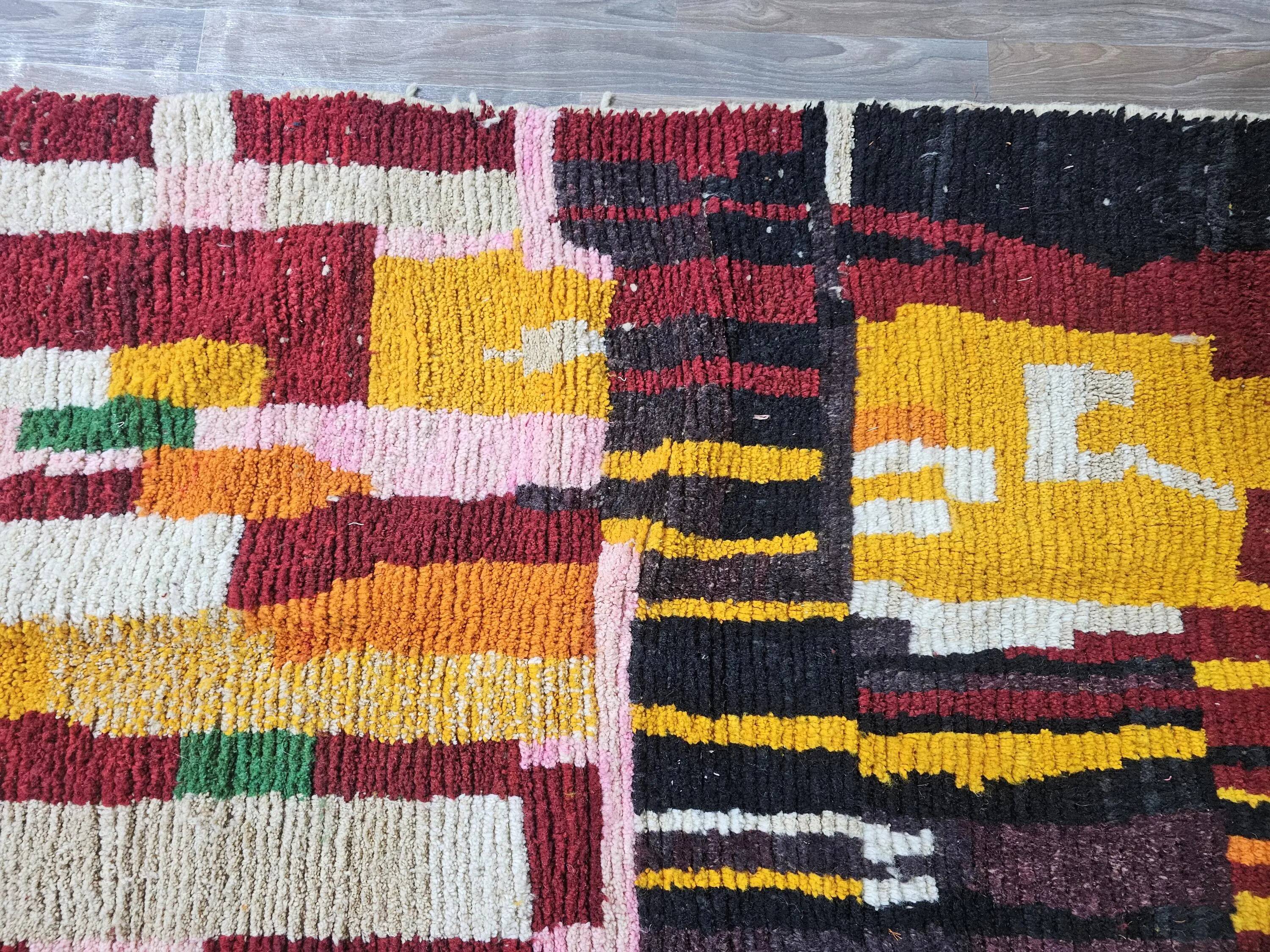 Authentic Berber rug in pure wool 3x2 m