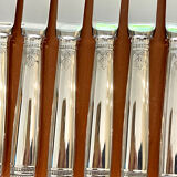 Christofle Malmaison, 12 cheese dessert knives 19.5 cm