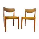 Pair of chairs mustard color, 60s/70s