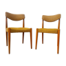 Pair of chairs mustard color, 60s/70s