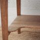 Antique oak kitchen table, office or work table, wooden furniture, decor, 19th century.