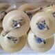 7 vintage deep plates in earthenware from Digoin Sarreguemines