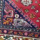 Nice large vintage carpet chirwan Azerbaijan handmade 234x310 cm