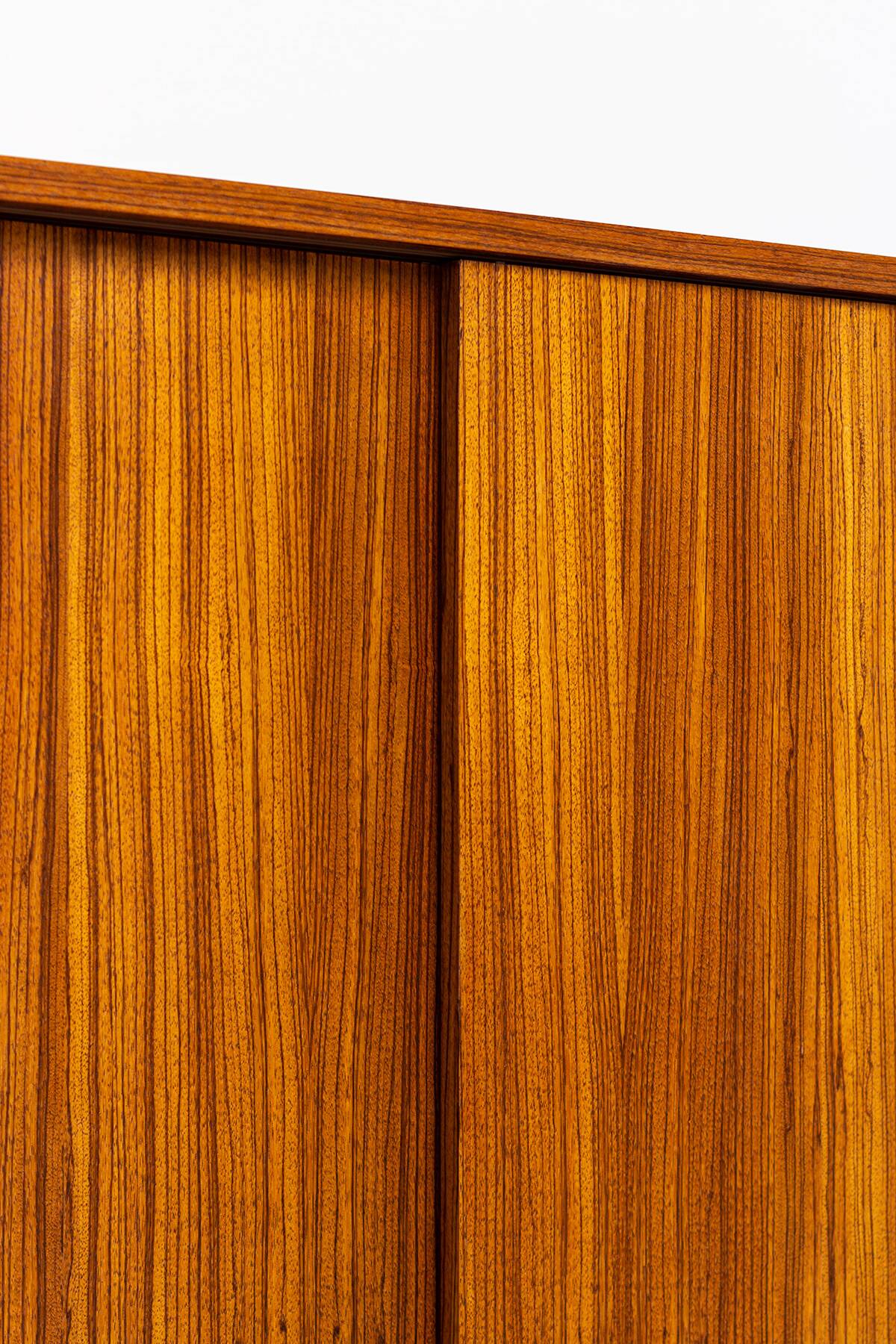 Alfred Hendrickx wardrobe for Belform Zebrano wood 1960