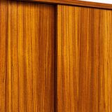 Alfred Hendrickx wardrobe for Belform Zebrano wood 1960