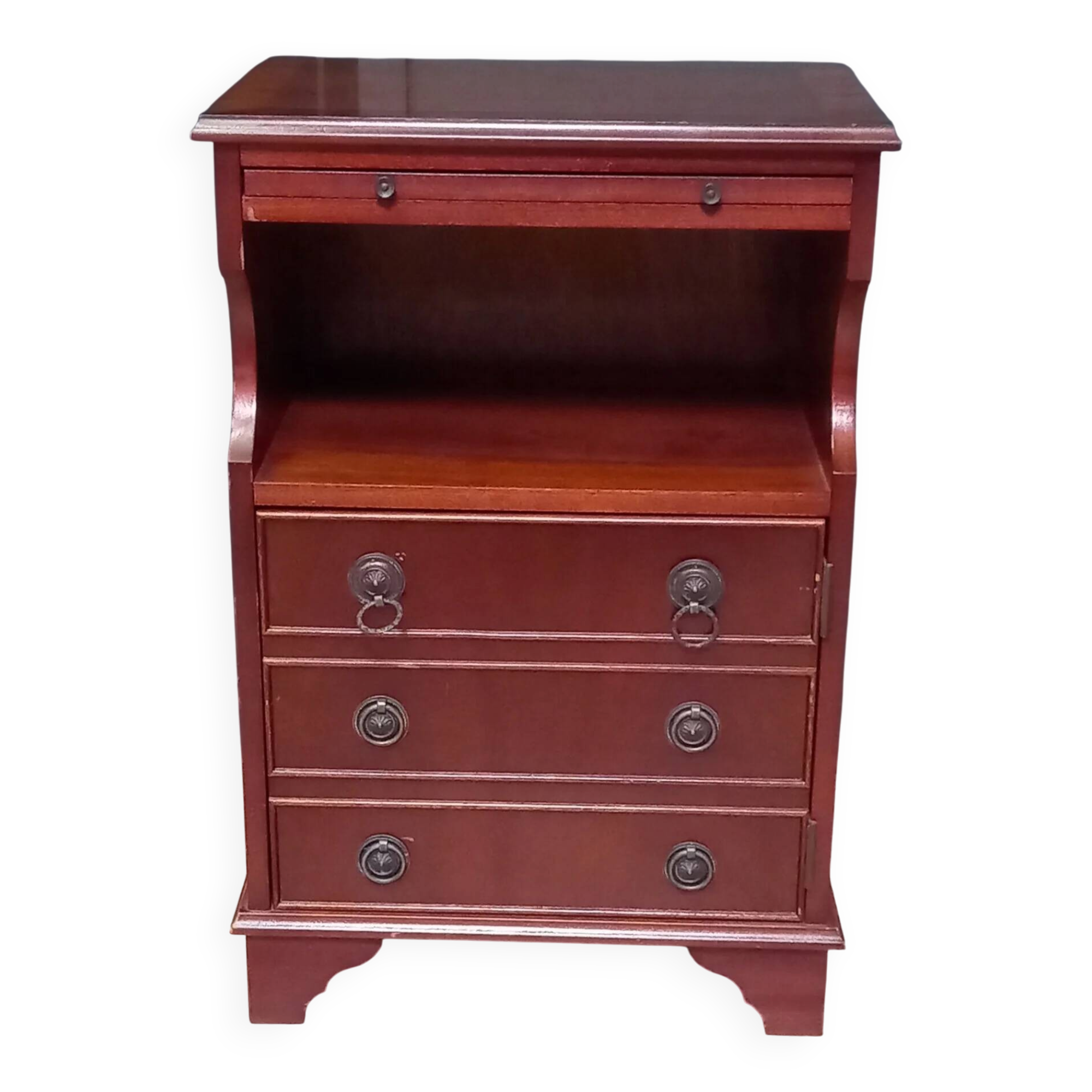 Small vintage bachelor's cabinet - bedside table