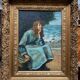 Tableau "Fille au bord de la mer".