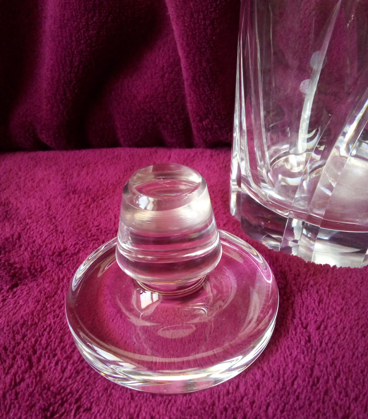 Sevres crystal whiskey decanter