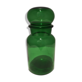 Bocal vert bouchon boule