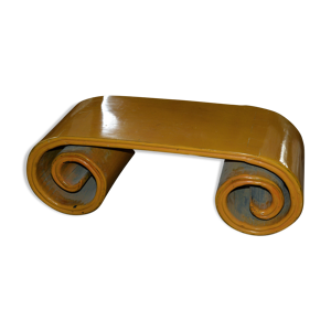 table basse à rouleaux