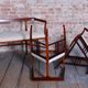 Czech Art Deco Dining Table and Chairs by J. Kotěra for Josef Motka - Litovel, 1900s, Set of 4