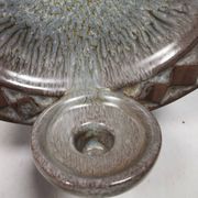 Wall-mounted candlestick in grayish colors, Danish and from the 1970s-80s.