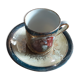 Cup and under cup porcelain scenes galantes