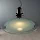 Vintage ceiling light in glass and enamelled metal, design, Italy, 1980s