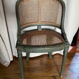 Caned armchair in Louis XVI style