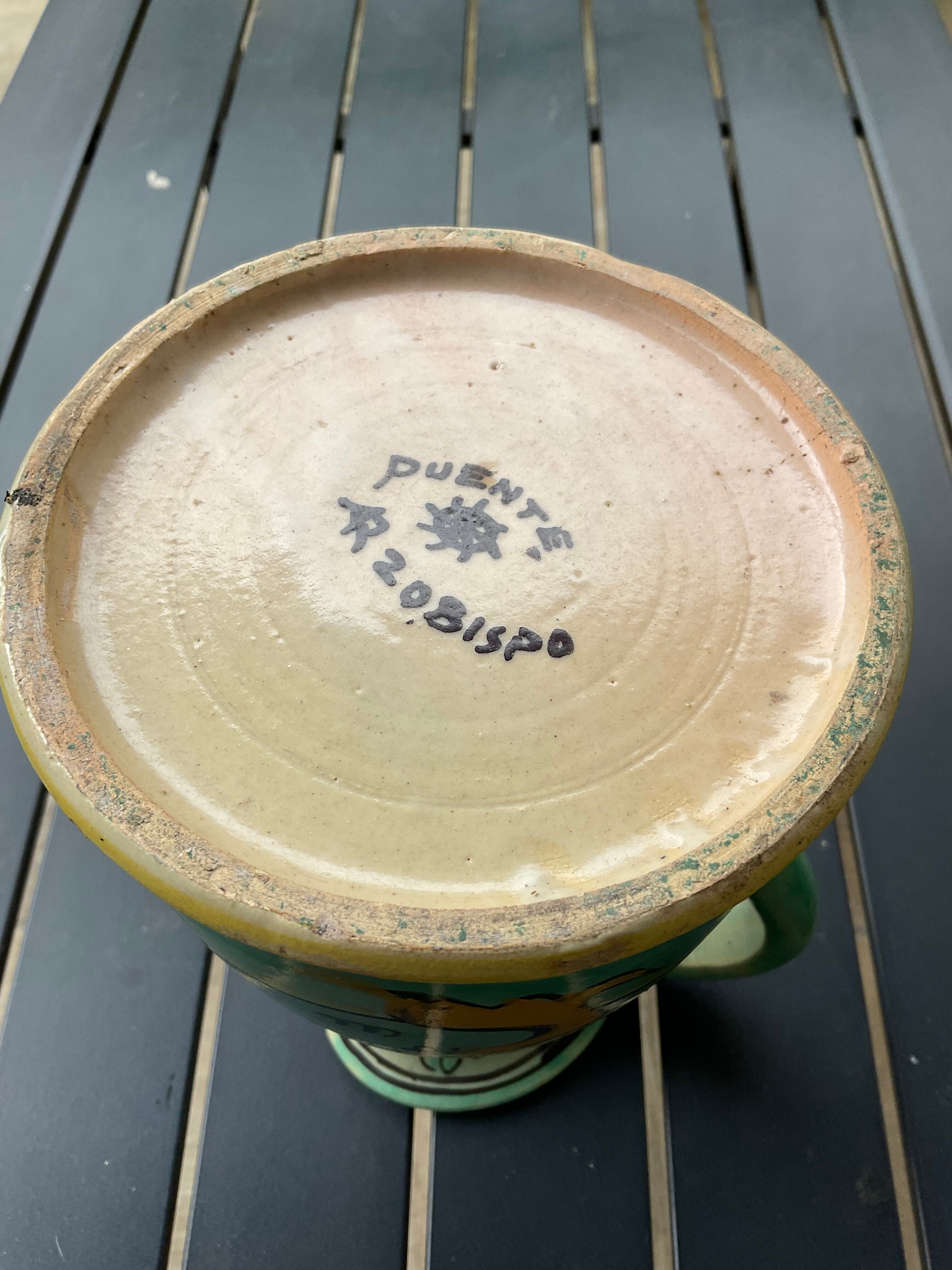 Pitcher Arzobispo goat decorations