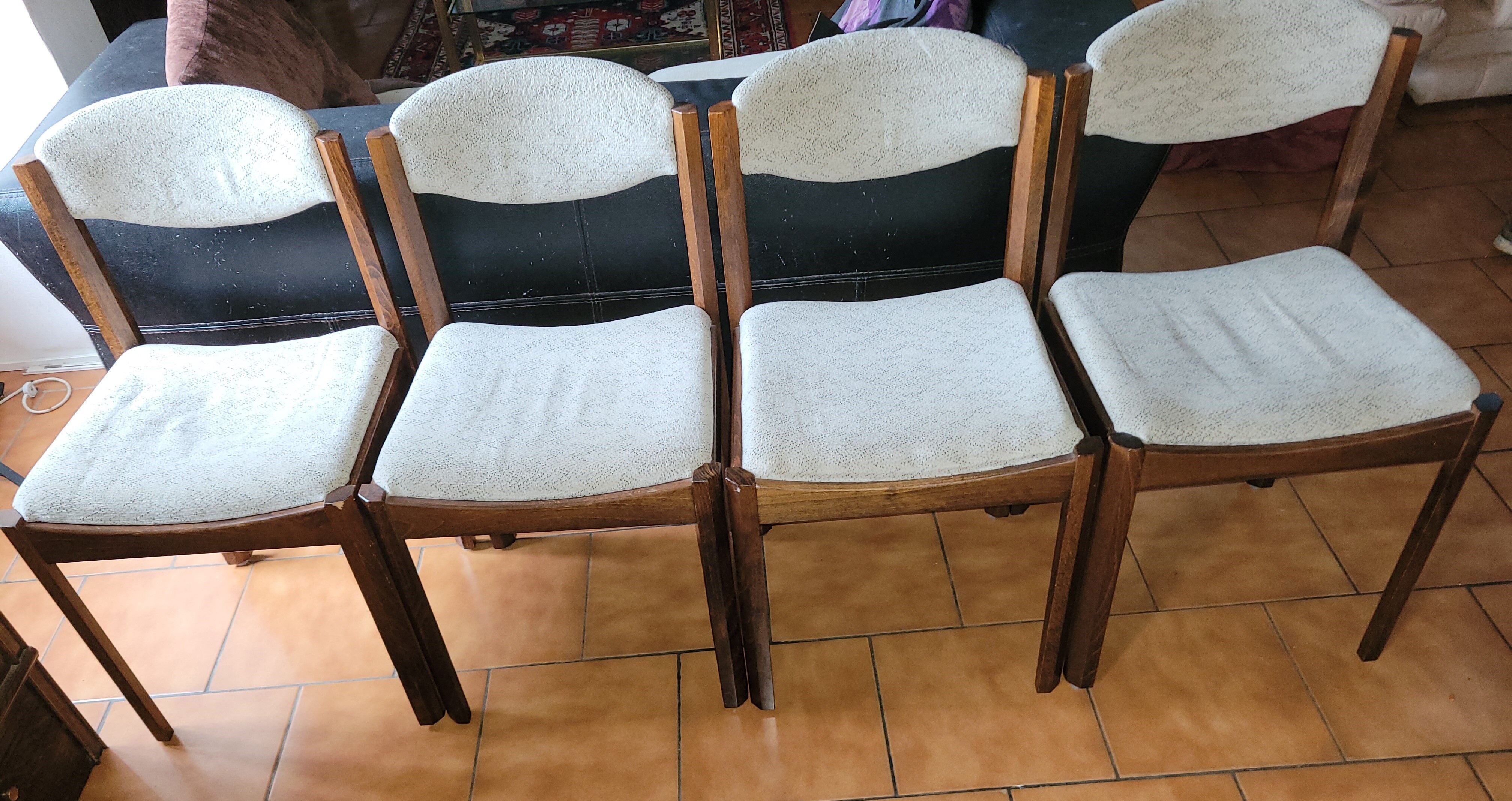 Set of 4 Self chairs 1970