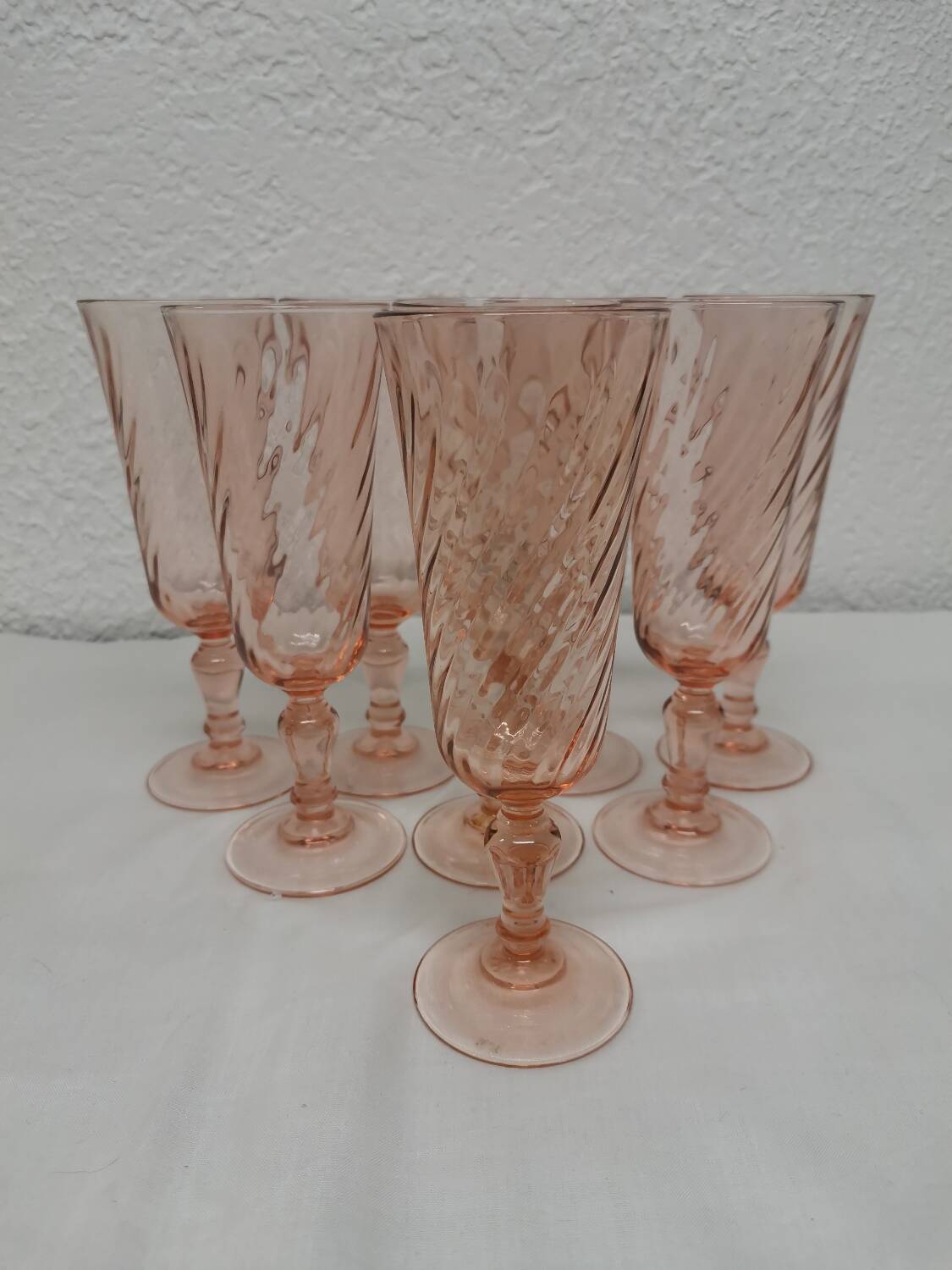 Rosaline champagne flutes
