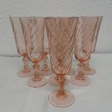 Rosaline champagne flutes