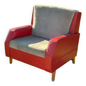 rare fauteuil Lit Vintage