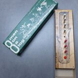 Wooden game "8 men in a log"