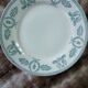 10 antique flat plates in ironstone