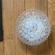 Small vintage wall lamp in antique glass ceiling light diameter 19 cm