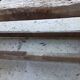 Wooden carpenter's workbench with iron and wooden vice