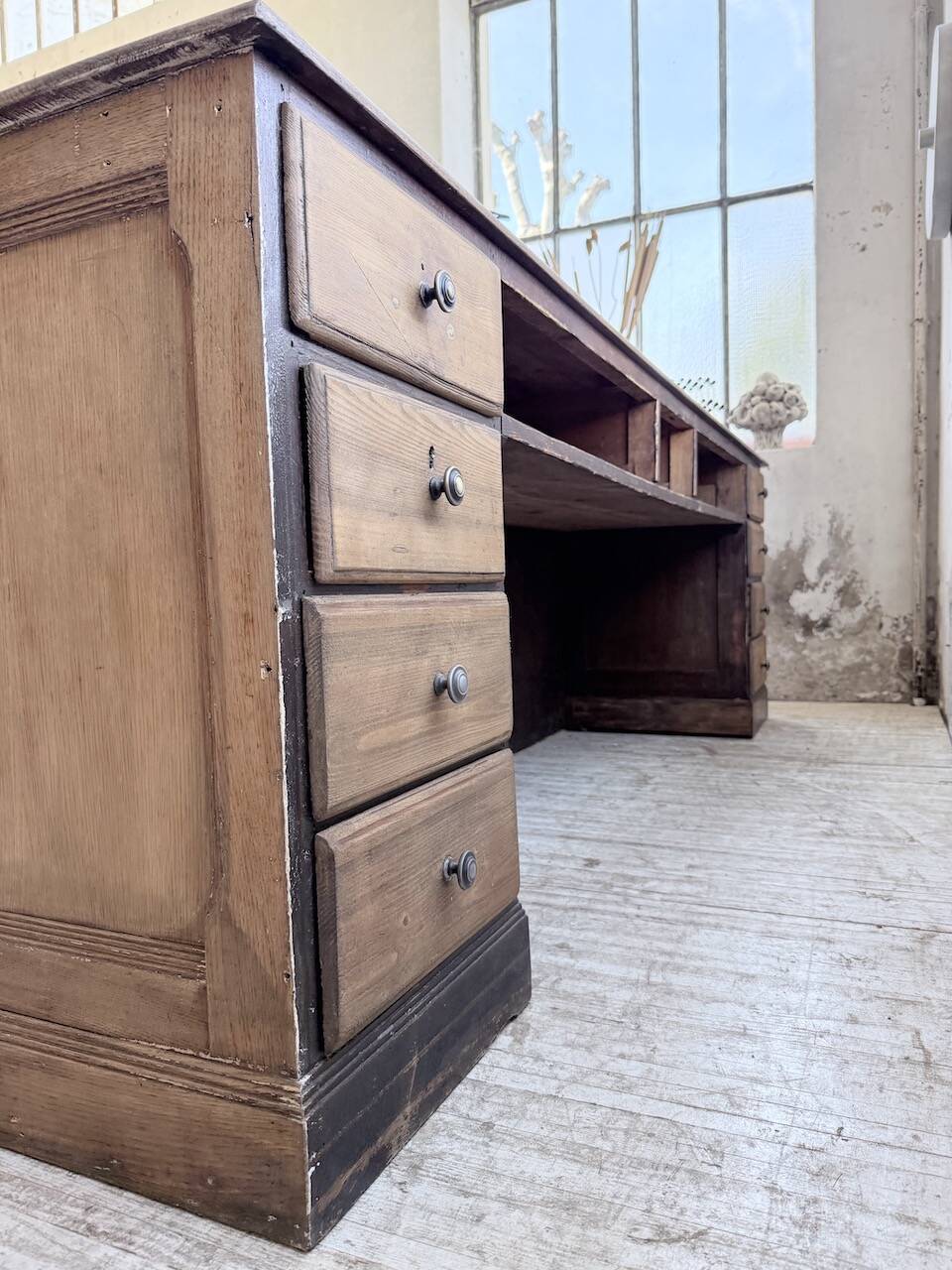 Oak workbench 250 cm XL 1950