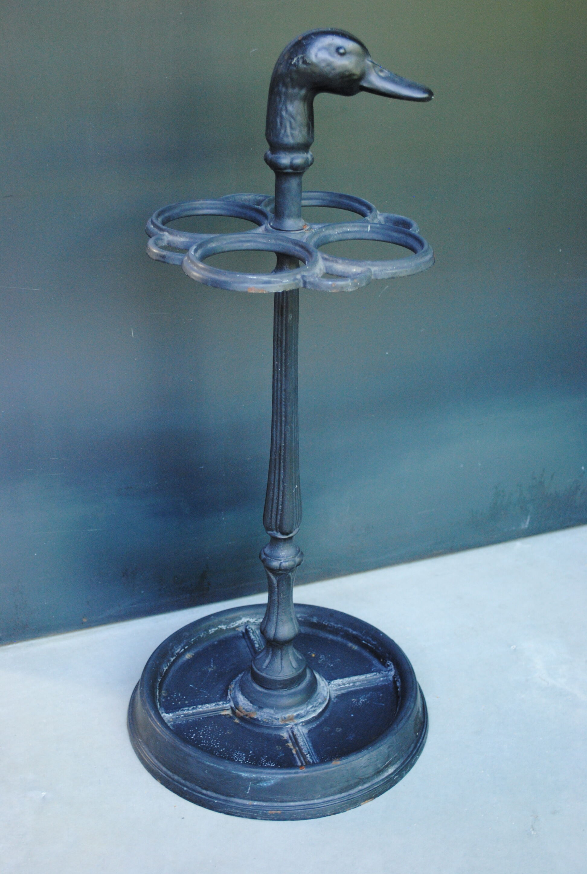 Umbrella cast-iron door