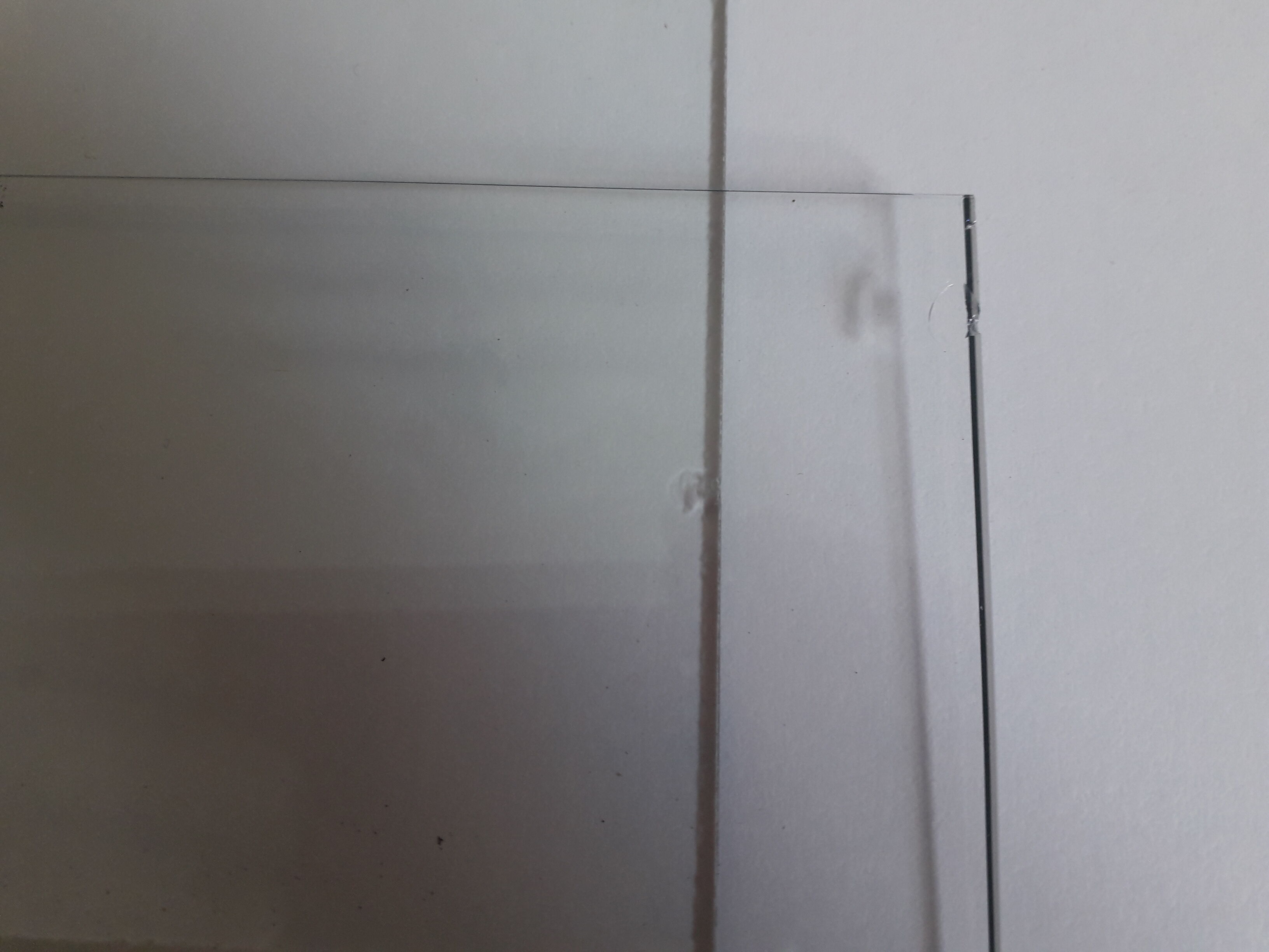 Wall display case in vintage oak veneer