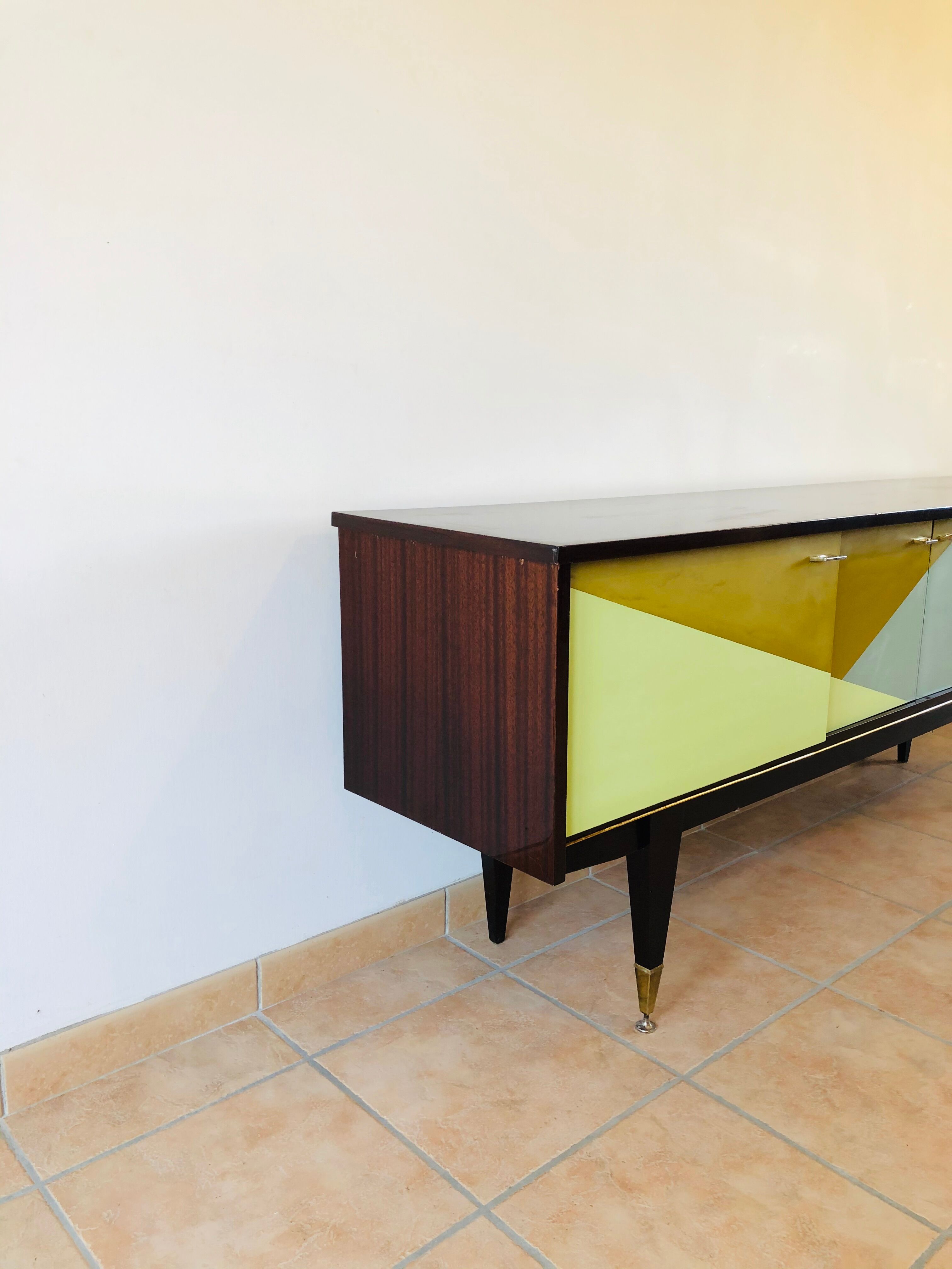 Vintage graphic sideboard 1965