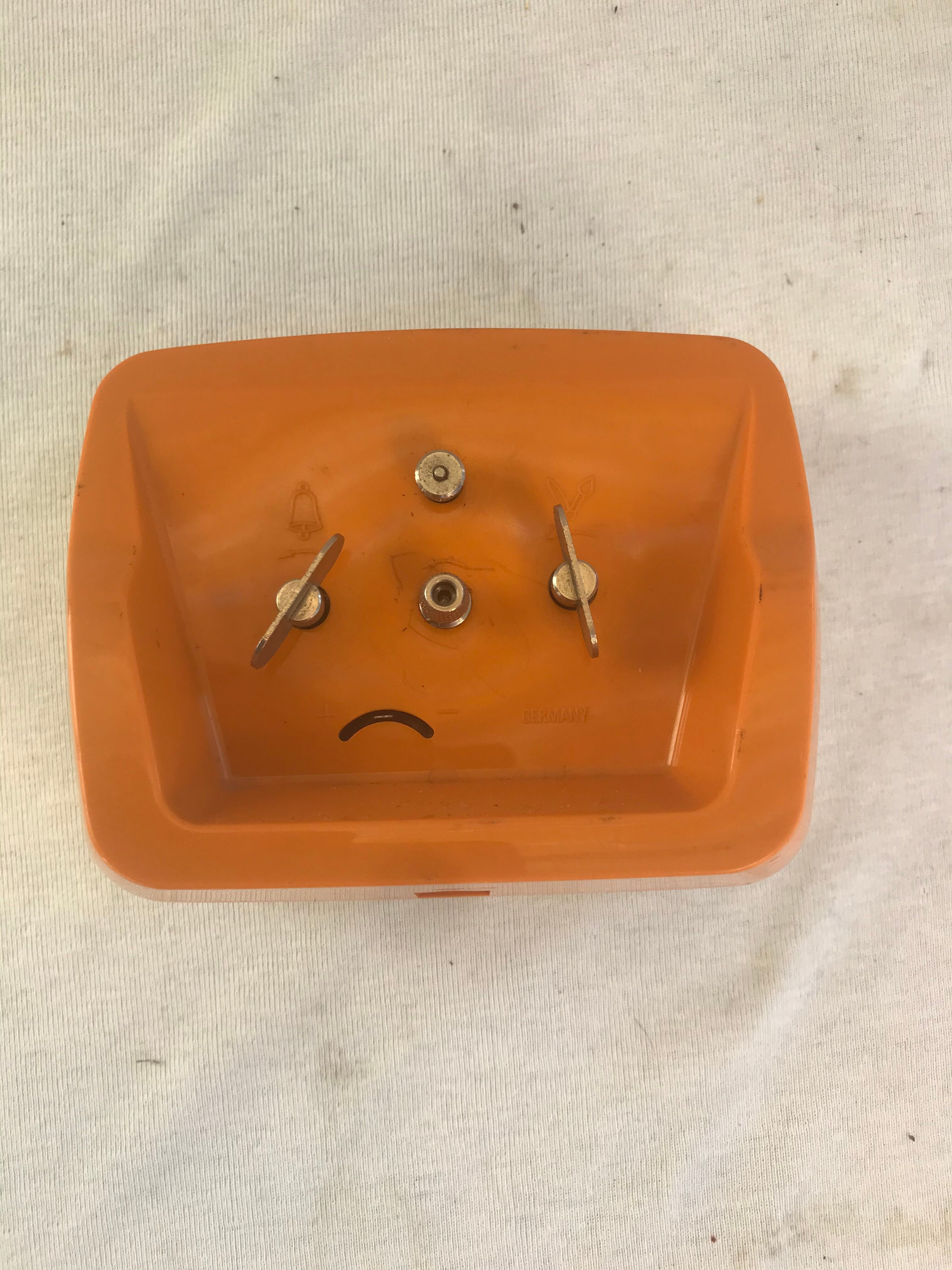 Former awakening Jaz Discreto bakelite orange - beige vintage decoration