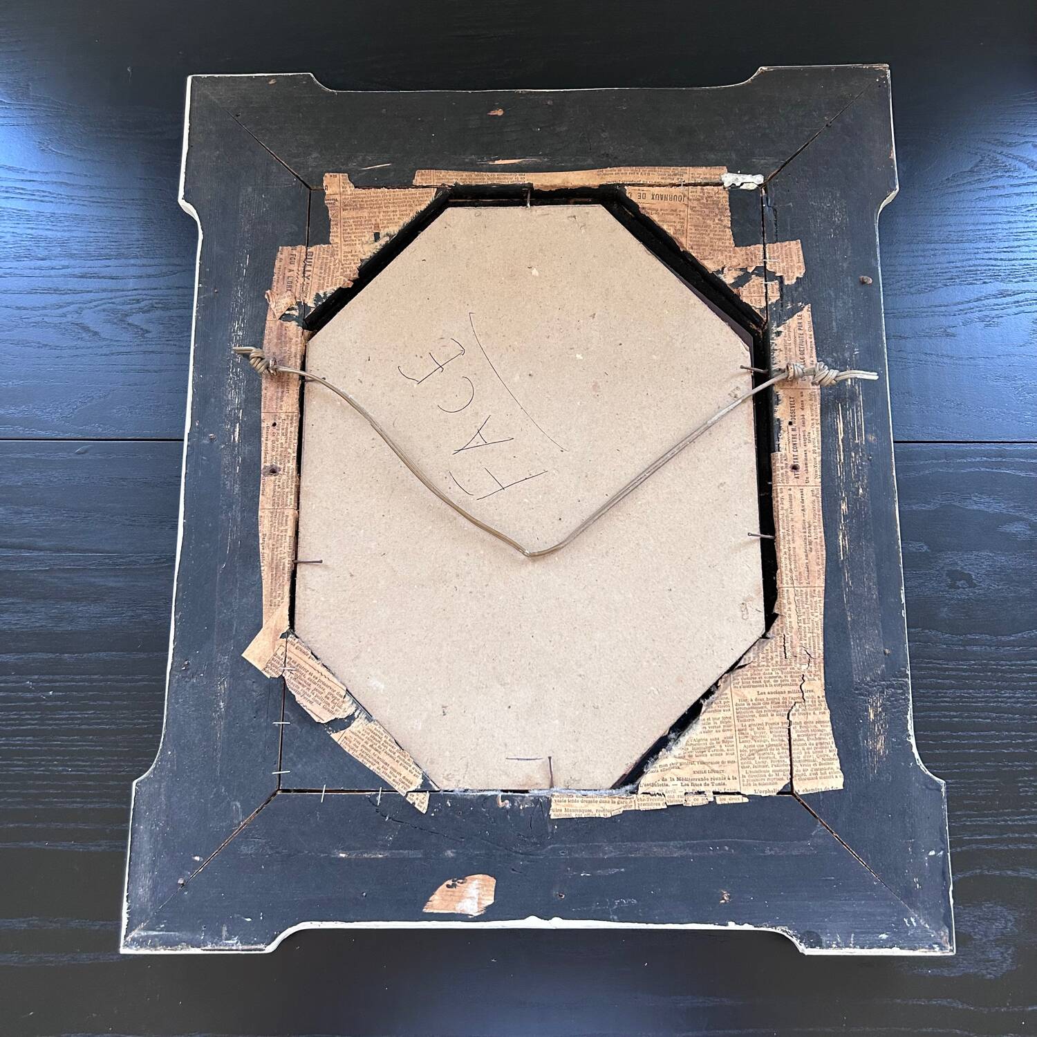 Napoleon III mirror repainted