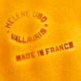 Hélène Ugo ceramic leaf tray, Vallauris