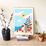 “friday the 13th” art print, 30x40cm