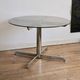 Glass and steel table attributed to Florence Knoll, Roche Bobois edition, 1970s.