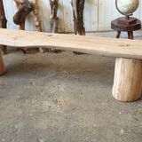Pair of vintage farm bench