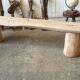 Pair of vintage farm bench
