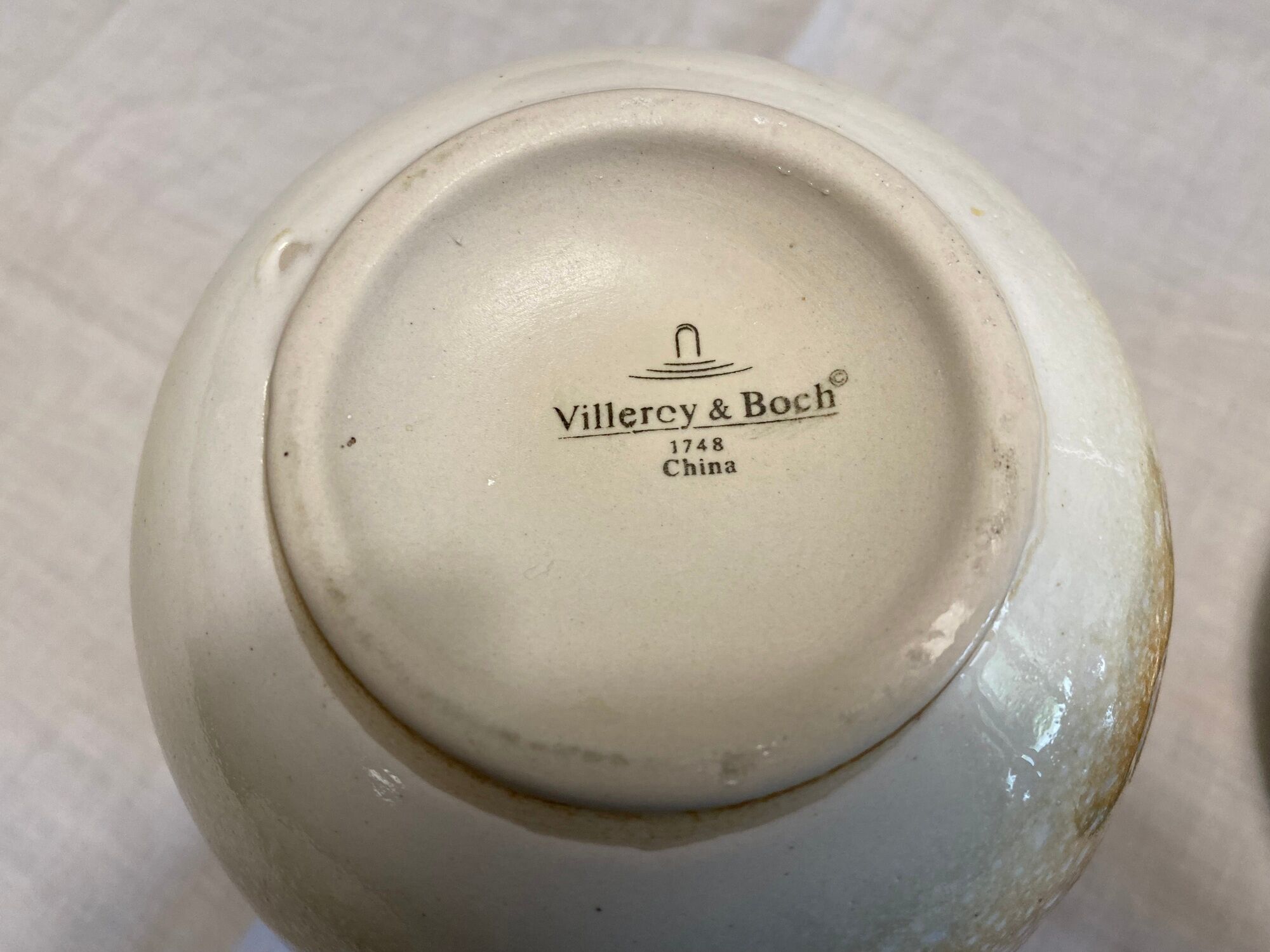 Set vases and photophore Villeroy and Boch 1748 china