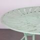 Round metal garden table, 1990