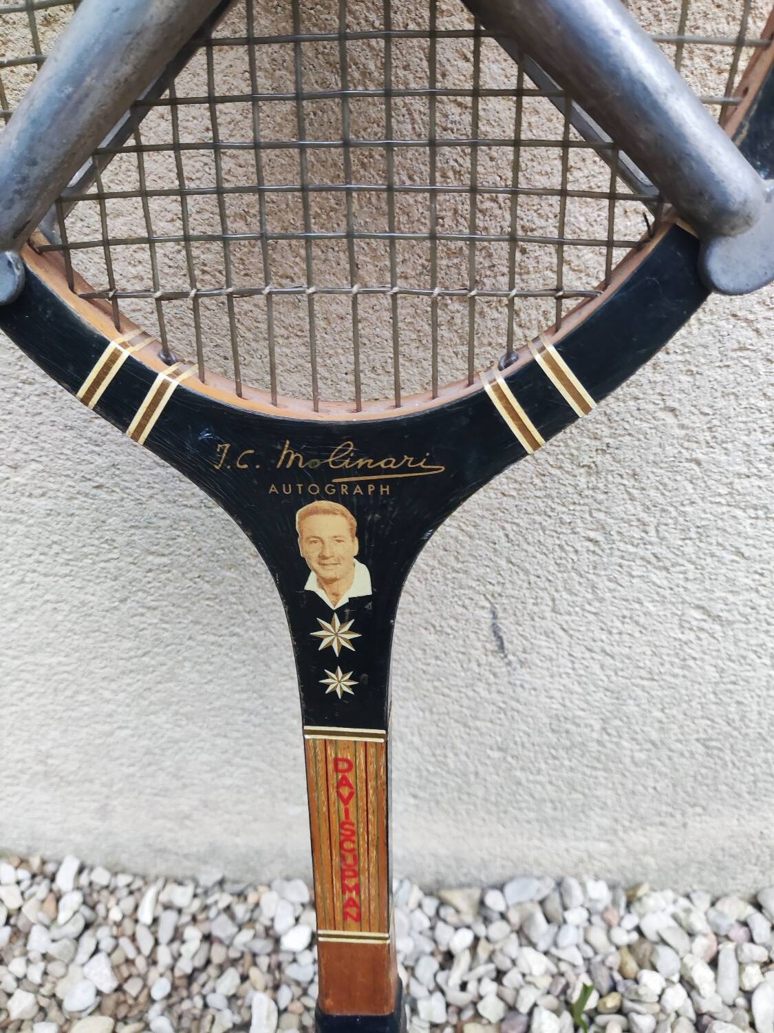 Raquette de tennis vintage