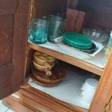 Comptoir-meuble de metier en chene massif