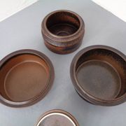 Finnish Ruska Soup Bowls with Lids by Ulla Procope for Arabia, Set of 3, 1960s, Set of 3