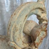 Early 19th Century cast iron Planter with scrolled foliate Handles