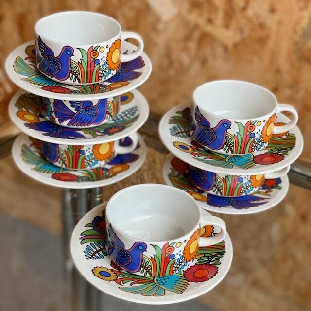 Acapulco coffee cup and saucer – Villeroy & Boch (circa 1970)
